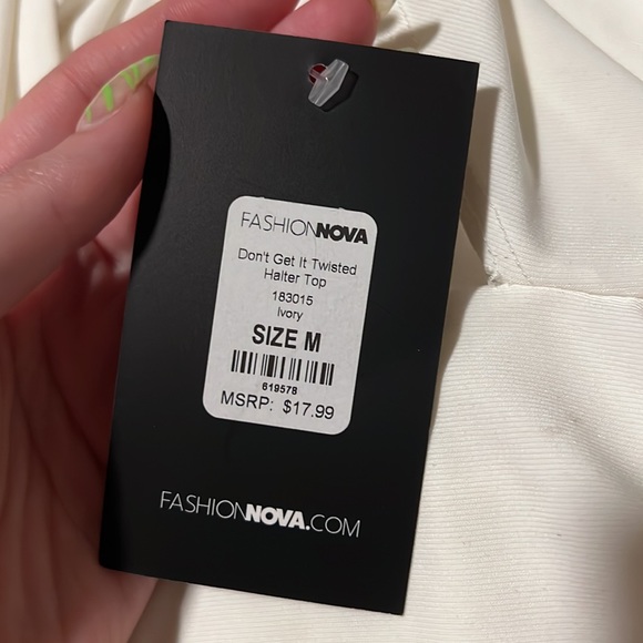 Twisted halter top - Picture 2 of 4